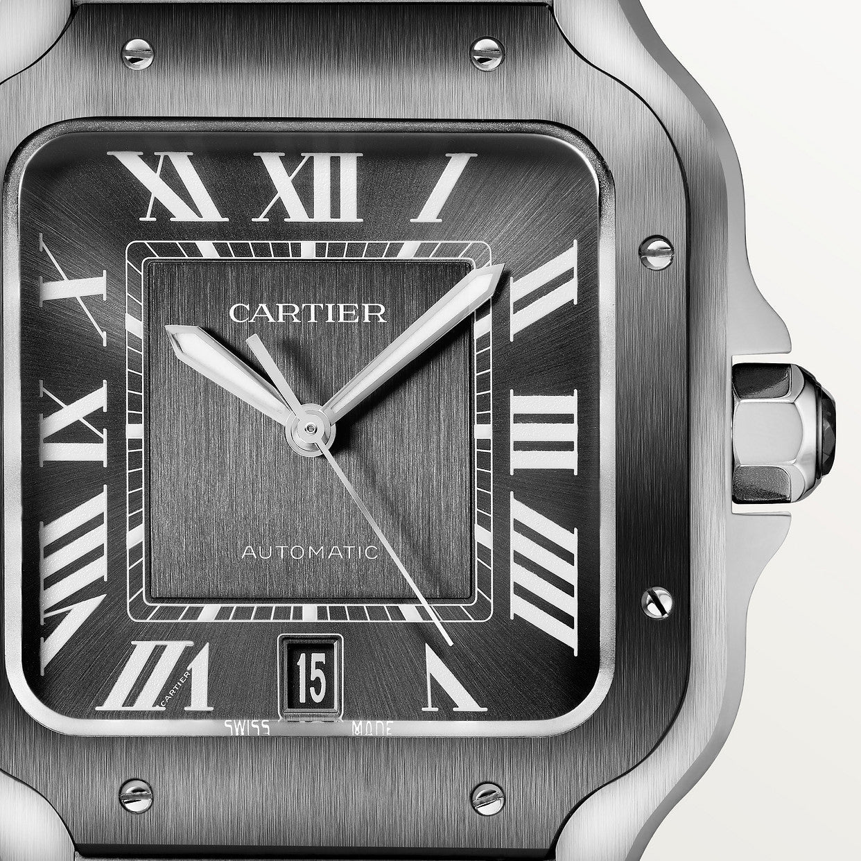 Montre Santos De Cartier Tableau Noir