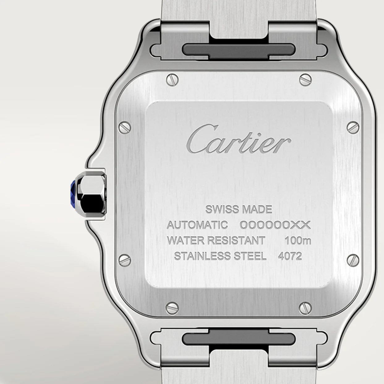 Montre Santos De Cartier Tableau Noir